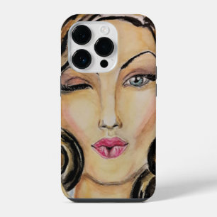 Flirting Woman Funny iPhone Case