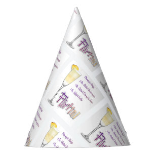 Flirtini Pineapple Mimosa Cocktail Recipe Art Party Hat
