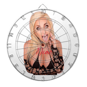 Flirty blonde Thunder_Cove Dartboard