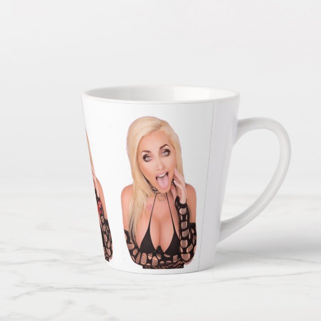 Flirty blonde Thunder_Cove  Latte Mug (Right)