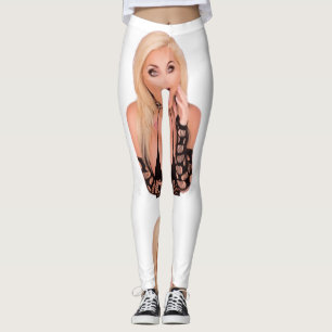 Flirty blonde Thunder_Cove Leggings