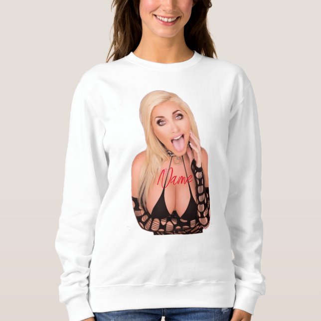 Flirty blonde Thunder_Cove Sweatshirt (Front)