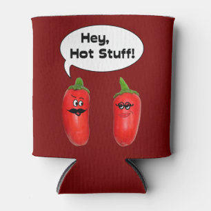Flirty Chili Pepper Can Cooler