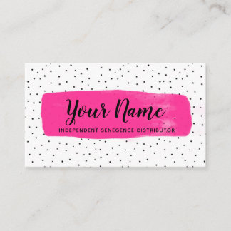 Flirty Fuchsia LipSense Business Card