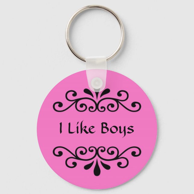 Flirty Keychain (Front)