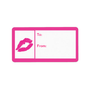 Flirty Kiss Label