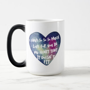 Flirty Love Quote Valentines Mug - Color Morph