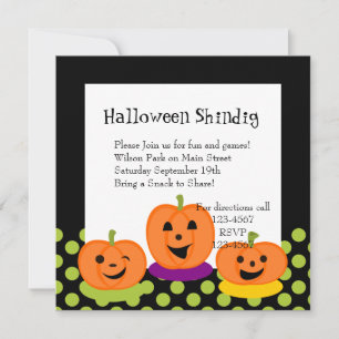 Flirty Pumpkins Invitation