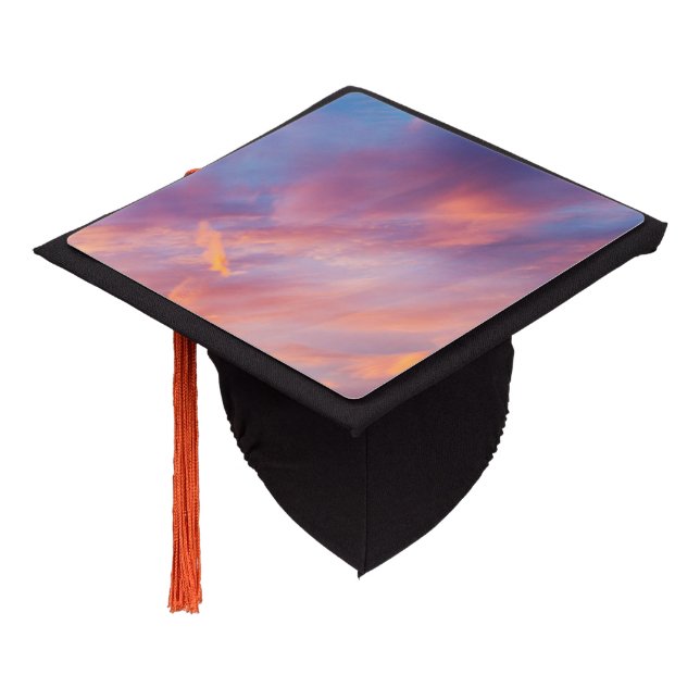 flirty sky graduation cap topper (Angled)