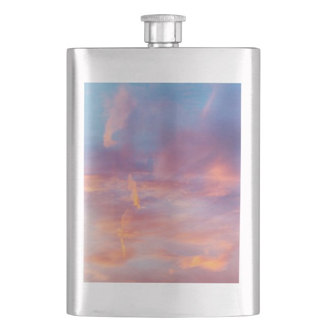 flirty sky hip flask (Front)