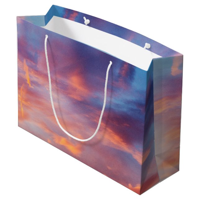 flirty sky large gift bag (Back Angled)