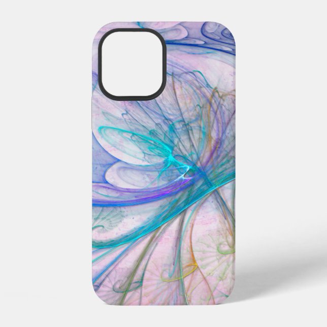 Flittering Abstract Flame Fractal iPhone Case (Back)