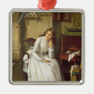 Flo Dombey in Captain Cuttle's Parlour Metal Ornament