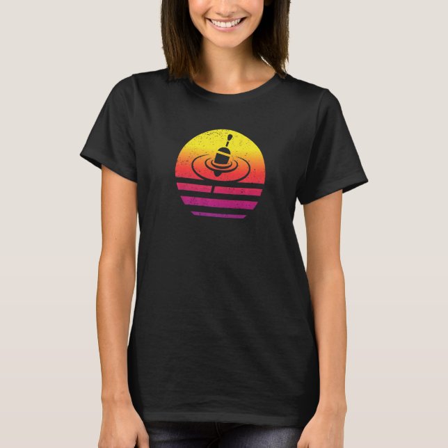 Float Fishing Bobber Retro Style Vintage T-Shirt (Front)