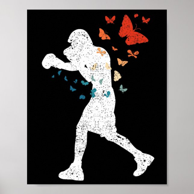 Float Like Butterfly Sting Bee Boxer Love Boxing S Poster (Front)