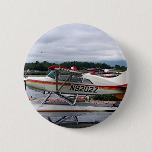 Float plane 12, Lake Hood, Anchorage, Alaska, USA 2 Inch Round Button