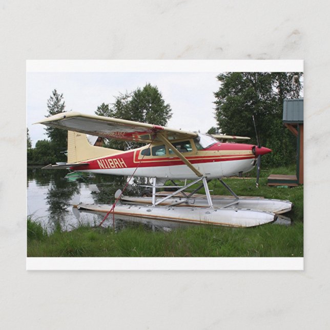 Float plane 3, Lake Hood, Anchorage, Alaska, USA Postcard (Front)