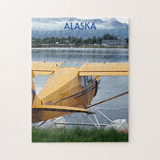 Float plane 6, Lake Hood, Anchorage, Alaska, USA Jigsaw Puzzle (Vertical)