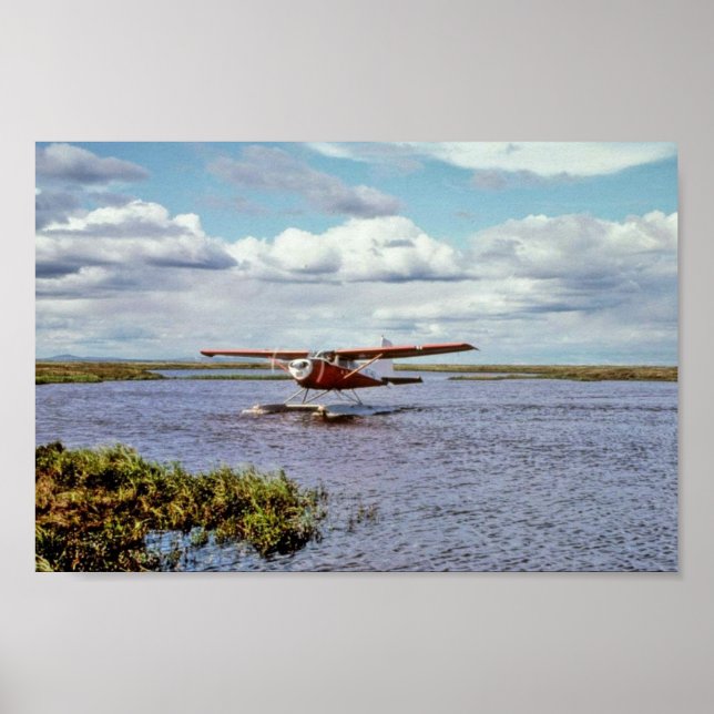 Float Plane on Lake Poster (Front)