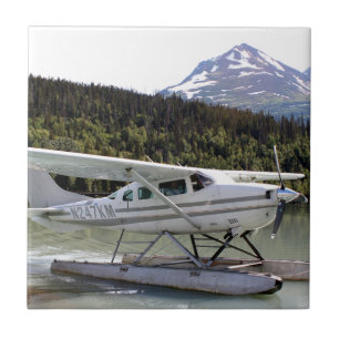 Float plane, Trail Lake, Alaska 3 Tile