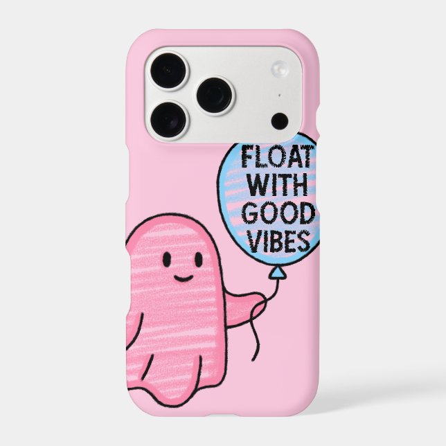 Float with good vibes cute boo design (Back)
