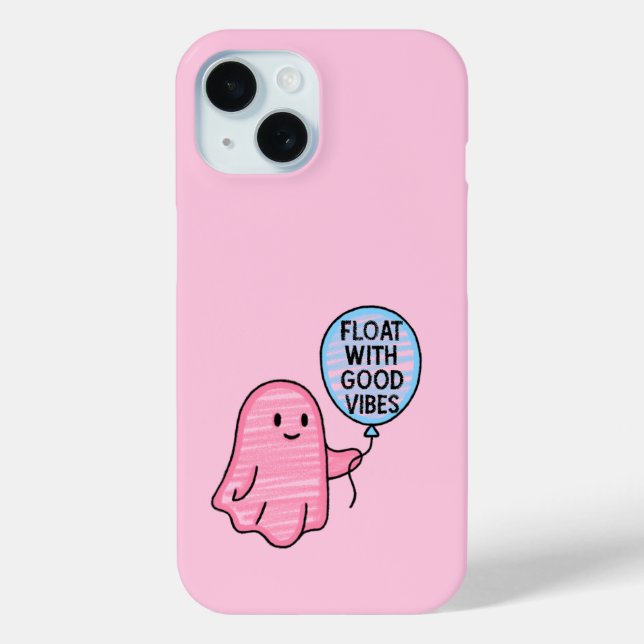 Float with good vibes cute boo design Case-Mate iPhone case (Back)
