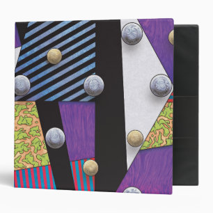 Floaters - Vaporwave Abstract Surrealist Art Binder