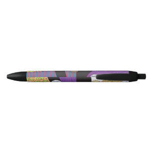 Floaters - Vaporwave Abstract Surrealist Art Black Ink Pen