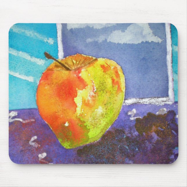 Floating Apple Mouse Pad (Front)