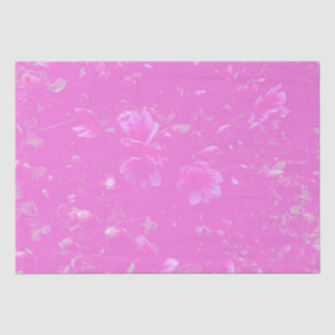 Floating Azalea Flowers Mauve    Tissue Paper