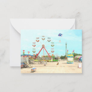 Floating Baby Notecard
