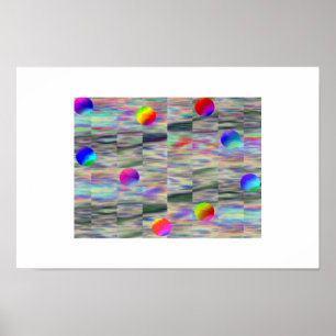 Floating Balls Poster