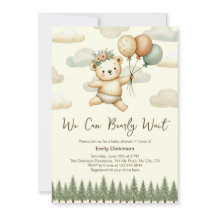 Floating Bear Adventures Baby Shower