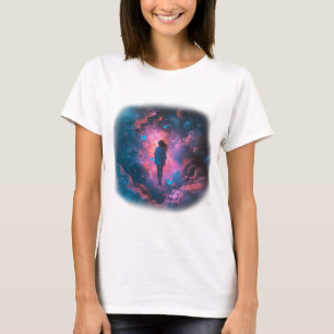 Floating Between Dreams and Galaxies T-Shirt