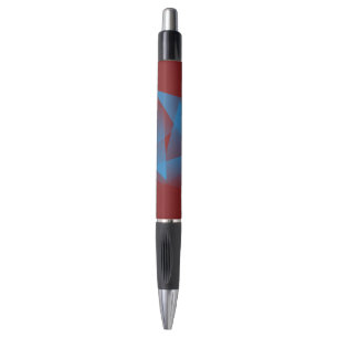 Floating blue fragments pen