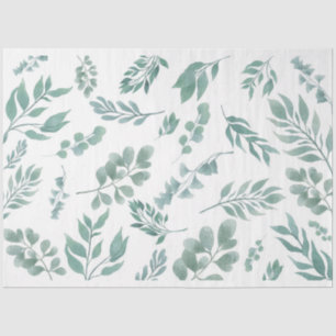 Floating Botanicals Tissue Paper