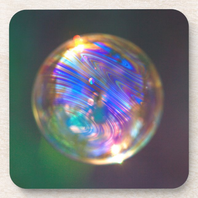 Floating Bubble Reflection Coaster (Front)