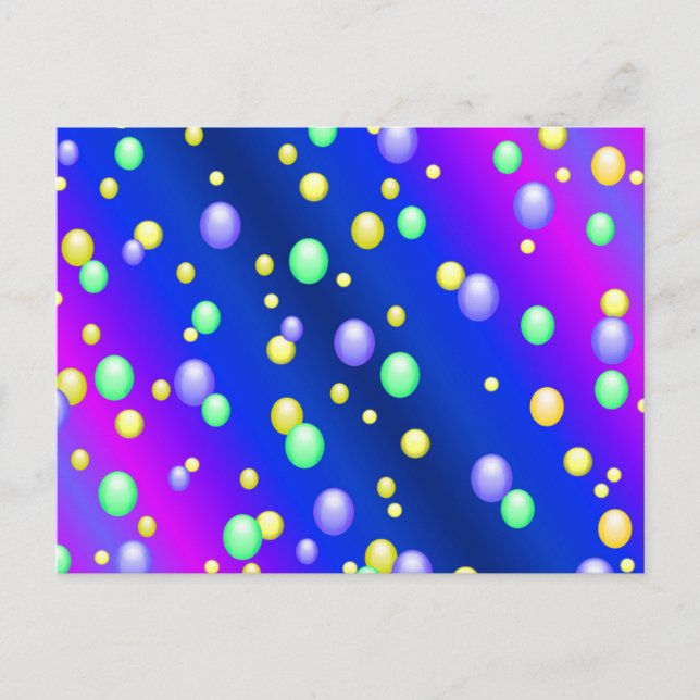 Floating Bubbles Postcard (Front)
