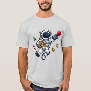 Floating Christmas Astronaut Ornaments T-Shirt