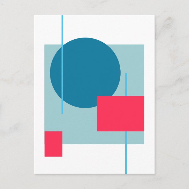 Floating Circle 8 Postcard (Front)