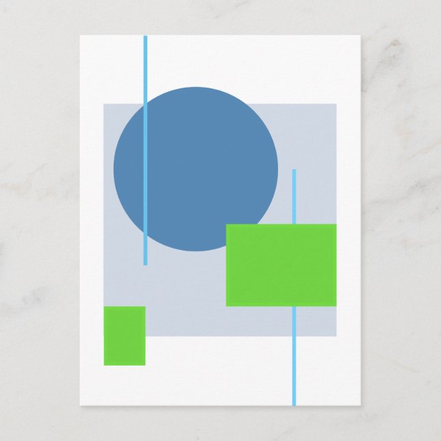 Floating Circle 8 Postcard (Front)
