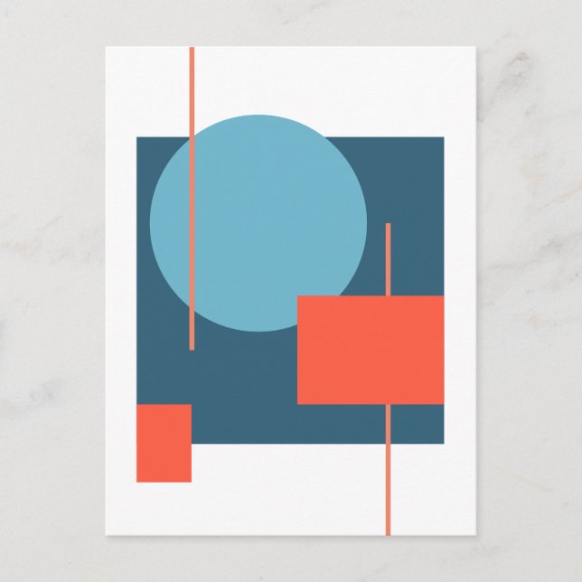 Floating Circle 8 Postcard (Front)