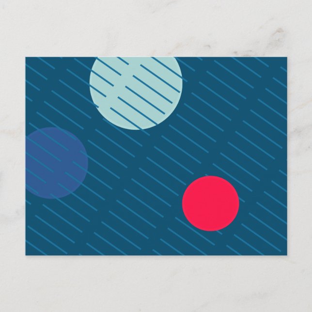 Floating Circles 1 Postcard (Front)