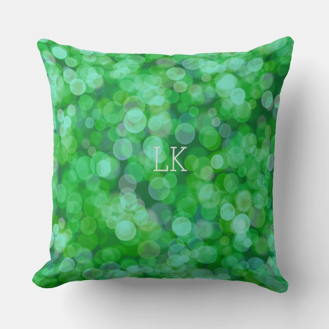 Floating Colour  Throw Pillow (Front)
