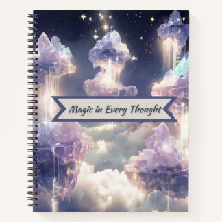 Floating Crystal Islands Notebook
