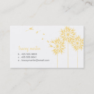 Floating Dandelion Calling Card