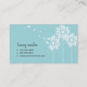 Floating Dandelion Calling Card