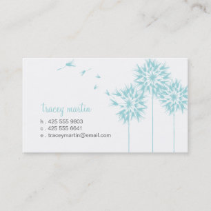 Floating Dandelion Calling Card