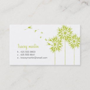 Floating Dandelion Calling Card