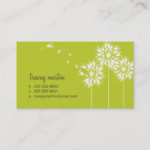 Floating Dandelion Calling Card